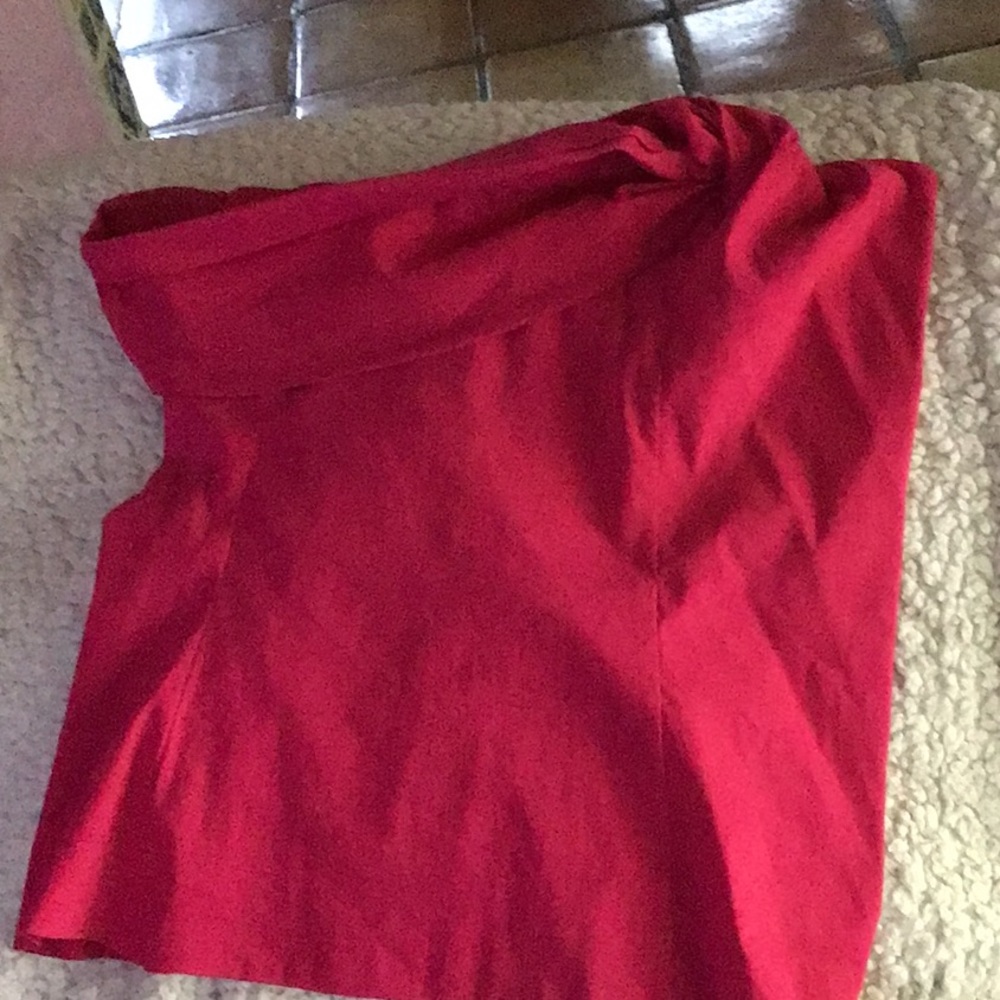 ZARA Pink asymmetrical sleeveless top with twist